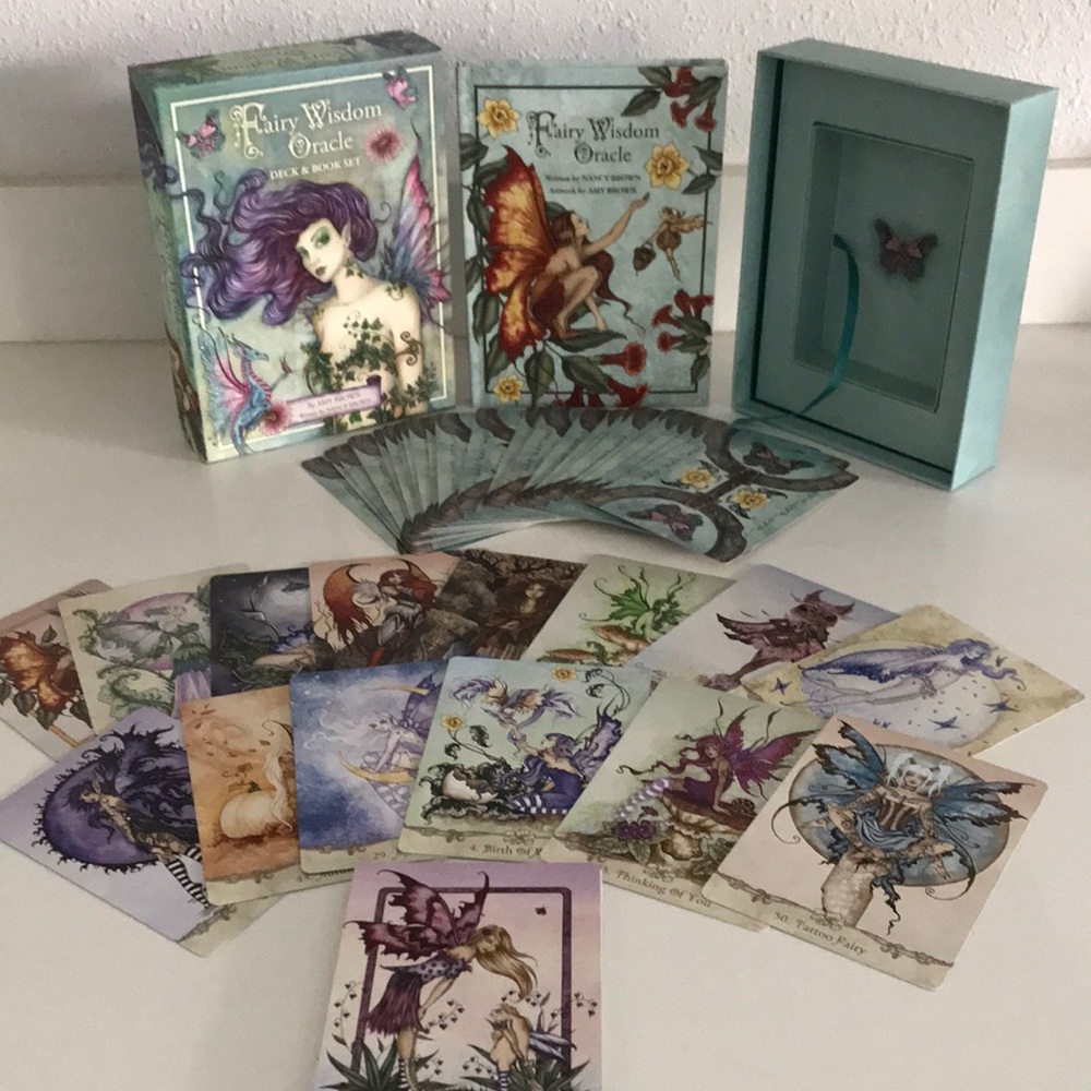 Fairy Wisdom Oracle Deck & Book Set
